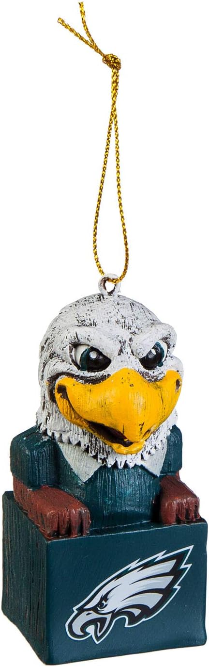 Team Sports America 3OT3823MAS Philadelphia Eagles Mascot Ornament