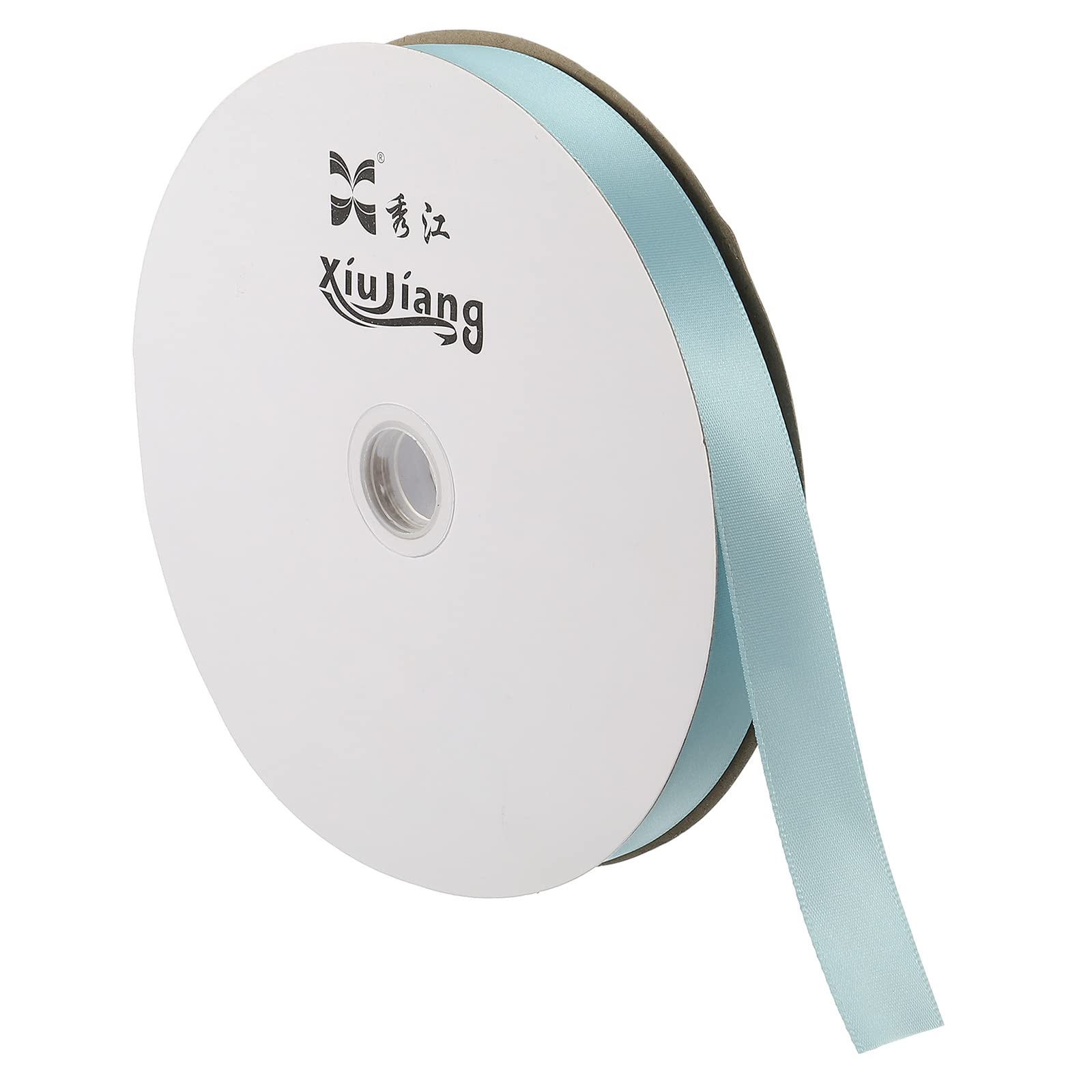 PATIKIL 0.79 Inch Wide 100 Yards Satin Ribbon, Solid Crafts Roll for Party Home DIY Wrapping Decoration Sea Blue