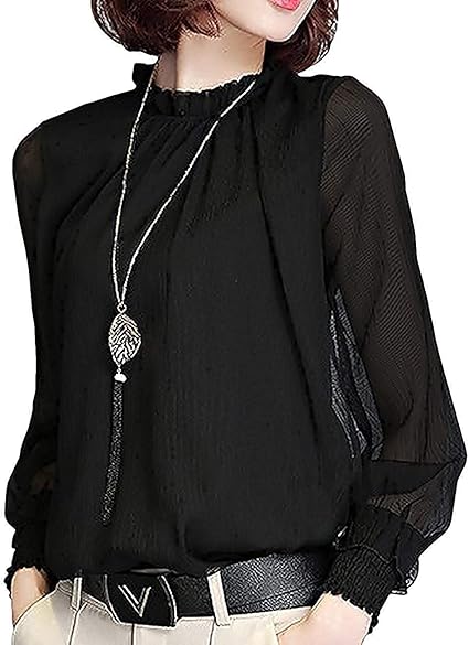 Amazon サコイユ ブラウス シースルー 長袖 M 6xl シフォン Amazon サコイユ ブラウス シースルー 長袖 M 6xl シフォン