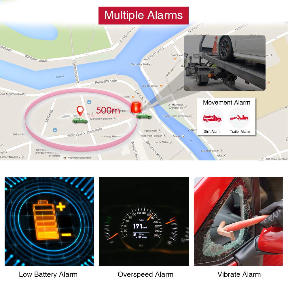Magnetic GPS Tracker for Vehicles Car GPS Tracker Device Real Time GPS Tracker for Car Motorcycles Trucks Vehicles - 4G TK905
