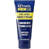 Retinol Anti-Aging Hand Cream – The Original Retinol Brand For Younger Looking Hands –Rich, Velvety Hand Cream Conditions & Protects Skin, Nails & Cuticles (Men's)