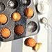 MyLifeUNIT Madeleine Pan, Nonstick Carbon Steel Baking Molds with 12-Cavity