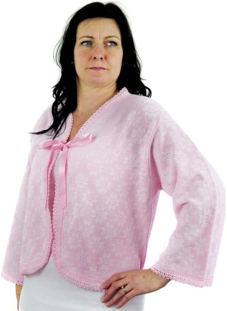 Luxlux Bed Jacket with Tie, Classic Thermal