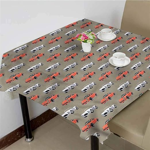 dsdsgog Restaurant Table Cover Vintage Sports Vehicle,50x50