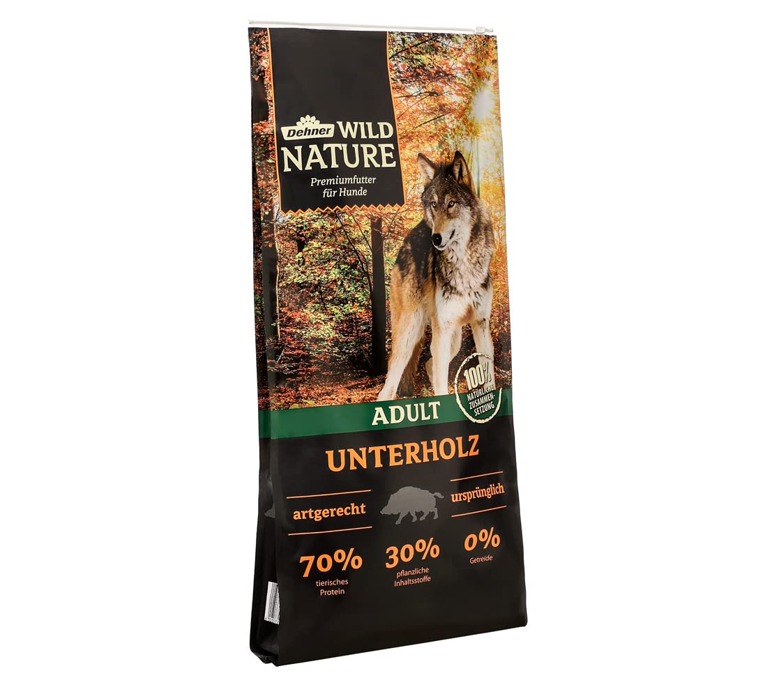 Dehner Nature Adult Dry Dog Food Undergrowth – Wild Boar