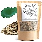 EidolonGreen [China Medicinal Herb] 100% Natural Lotus Leaf Tea,Dried Lotus Leaf,Chinese Herba,Decaffeinated Loose Leaf Tea （Heye/荷葉/연잎）Natural Dried Loose Leaves (3 Ounce (Pack of 1))