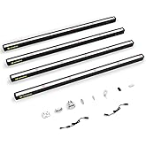 Maygrove Grow Lights for Indoor Plants 2FT, Red-Enhanced Full Spectrum 5000K Grow Light, 60W(4 x 15W), T5 LED Grow Light Strips for Leafy Greens and Vegetables, High PPFD, Linkable, Black, 4-Pack