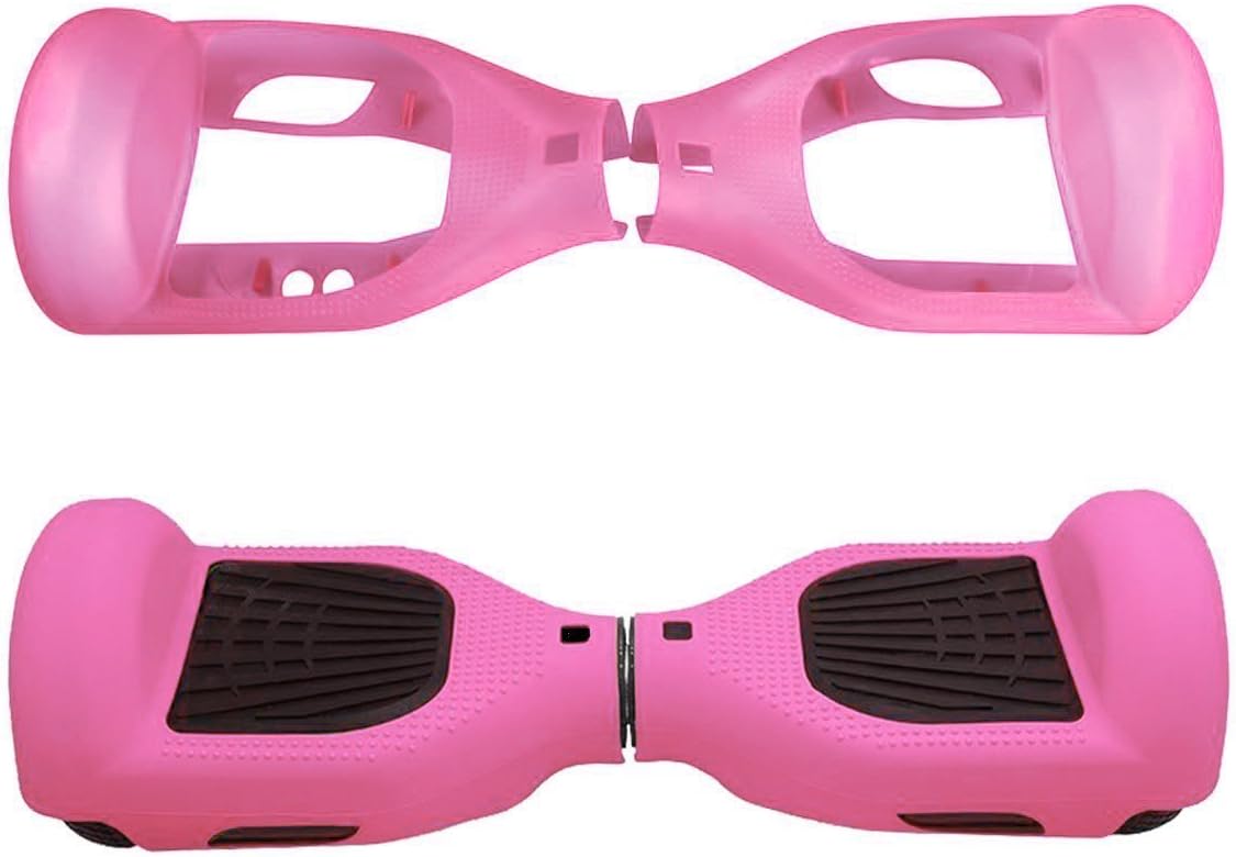 Willdo Silicone Cove for 6.5" 2 Wheels Balance Scooter - Balance Hover Board Protector Case Cover(Lightblue/Pink/Black/Green/Blue)