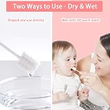 EASICUTI 102PCS Baby Tongue Cleaner Newborn Infant Toothbrush Gauze Gum Cleaner view 4