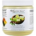 Essential Depot Shea Butter - Grade A - 16 oz - 1 lb - Organic - Unrefined - In resealable safety sealed HDPE Jar