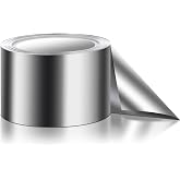 Dunzy 1 Roll Zinc Strips for Roof Moss Prevention, 65.6 ft Long | Prevents Roofing Stains and Algae, Zinc Metal for Shingles and Ridge, Long-lasting Moss Control, Easy Install, 2.5 in Wide