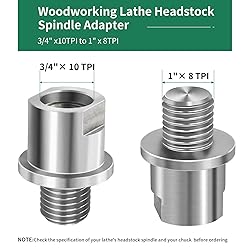 HAowosi Lathe Headstock Spindle Adapter,Converts