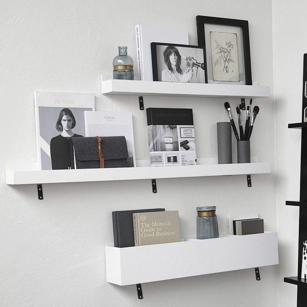 Corner Brace 8 Pcs Shelf Bracket Heavy Duty Black Steel L Corner Brace, Decorative Joint Angle Bracket for Shelf 5 InchX3 Inch Shelves Wall Hanging Bracket with Screws (125X75mm(5 InchX3 Inch)(8PCS)): Home Improvement