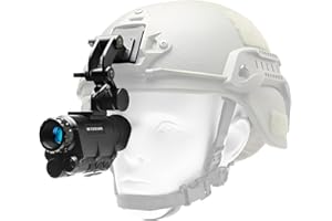 BETTITOPE NVG30 Night Vision Goggles Night Vision Monocular,PVS-14 Tactical Helmet Mounted with binoculars,4 Color Modes 4X Magnification,Day&Night Use,HD Record&Playback for Camping Surveillance Wifi
