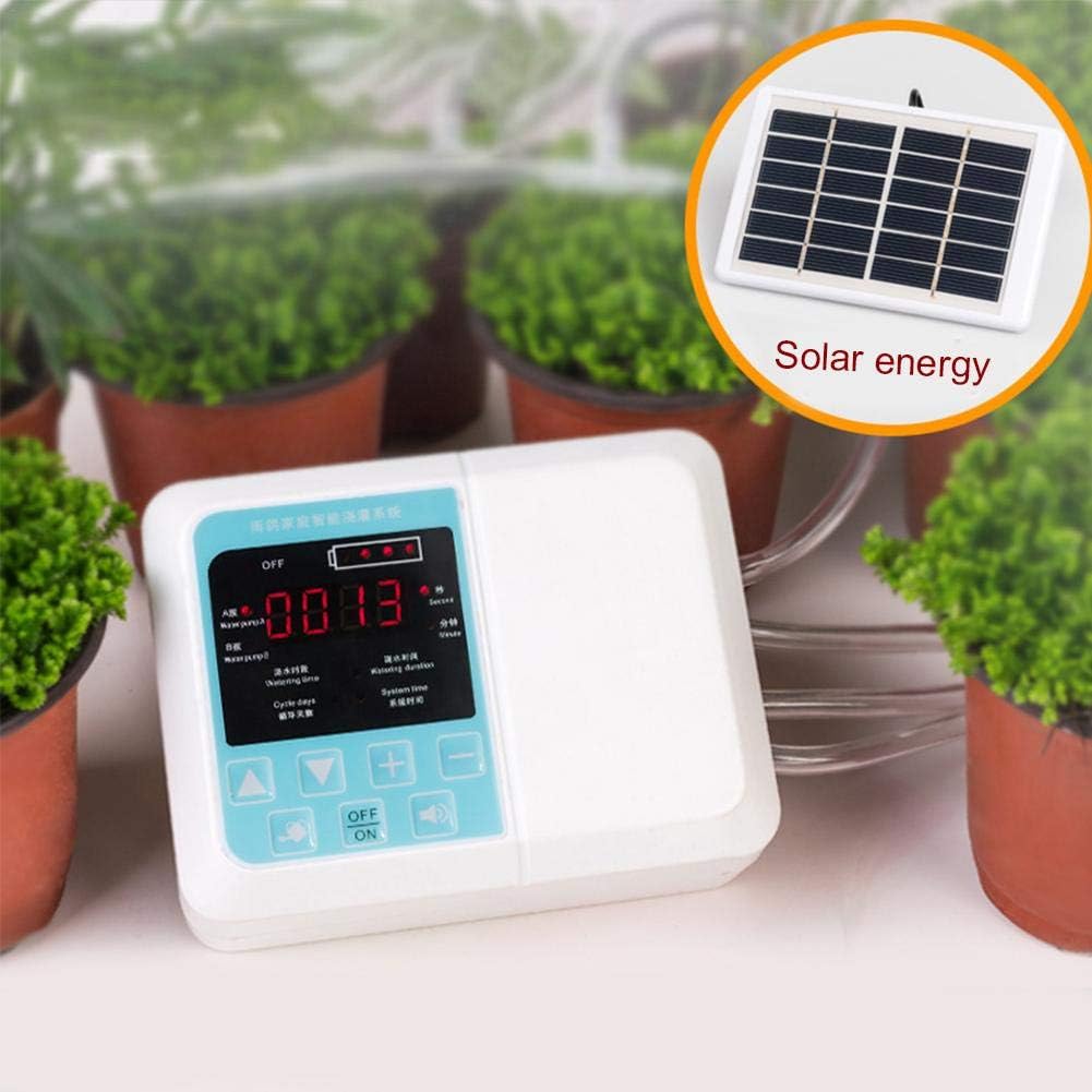 Per Automatic Irrigation Tubing Intelligent Timing Automatic Watering Potted Gardening Tools Solar Drip Water Seepage Watering Equipment: Home Improvement