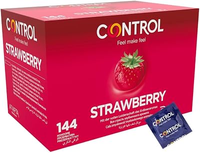 Strawberry Preservativi Aromatizzati alla Fragola in Lattice Naturale - 144 Profilattici