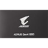 GIGABYTE AORUS NVMe Gen4 M.2 1TB PCI-Express 4.0 Interface High Performance Gaming, 3D TLC NAND, External DDR Cache Buffer, S