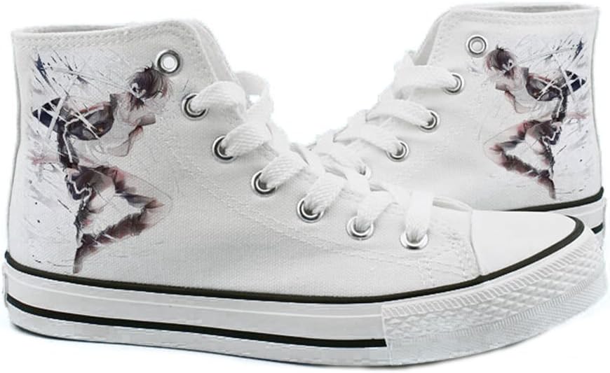 Telacos Noragami YATO Yukine Shoes Cosplay Canvas Shoes Sneakers Black/White