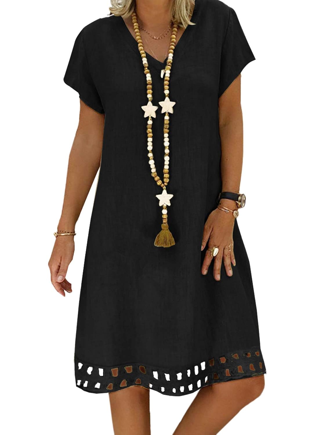 summer shift dresses knee length