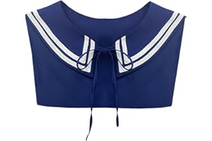 Fake Sailor Collars for Women Detachable Sailor Collar with Shirt Girls Fashion False Collars Fit Women Top