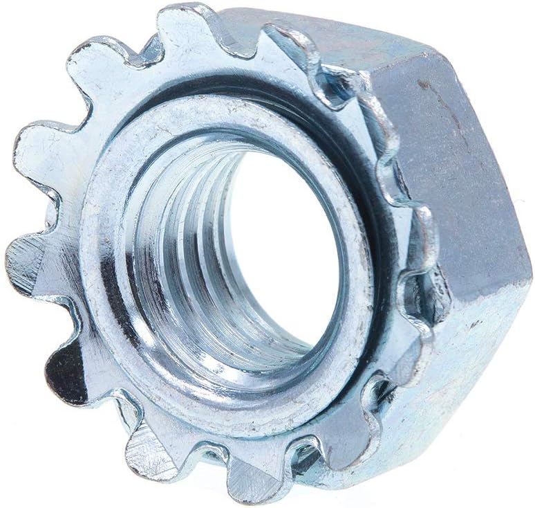 PrimeLine 9118842 KLock Nuts With External Tooth Washer