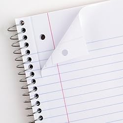 Mead Spiral Notebook, 6 Pack, 1 Subject, College
