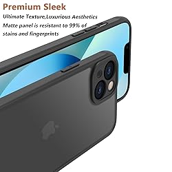 EUMADOVE for iPhone 13 Mini Case Translucent Matte