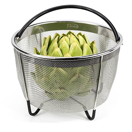 image for Primica Instant Pot 6 Quart Steamer Basket w/Silicone Handle and 304 G