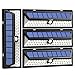 LITOM Solar Lights Outdoor, 54 LED Super Bright 270°Wide Angle Motion Sensor Lights, Wireless Waterproof Security Solar Light for Front Door, Yard, Garage, Deck, Porch, Shed, Walkway, Fence (4 Pack)