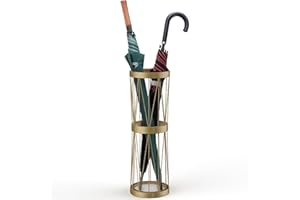 Mango Steam Pluvian Soakstone Umbrella Holder (Tall, Gold)