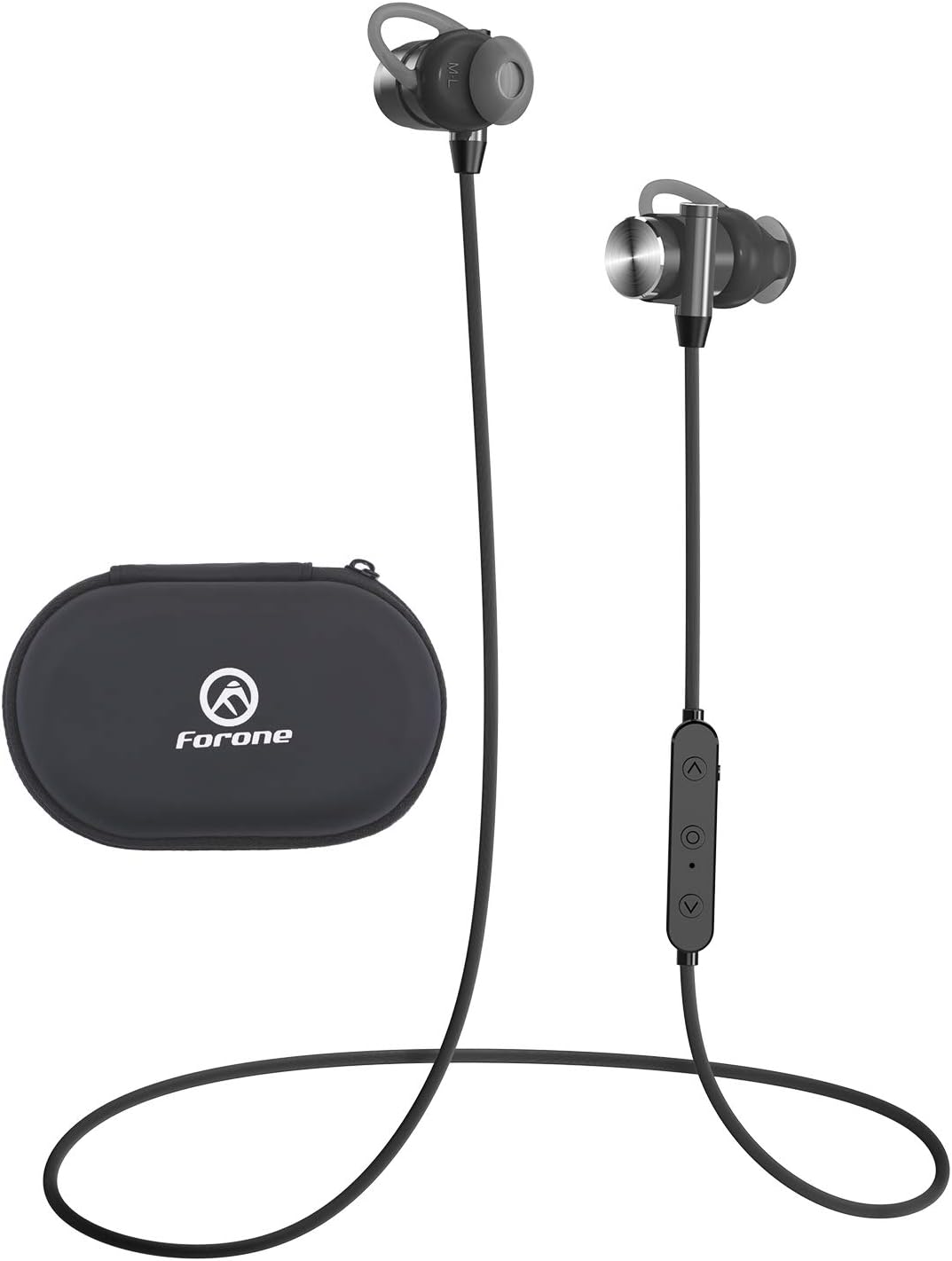 Wireless Bluetooth Earbuds | Forone Magnetic Headphones with Crystal Sound | IPX5 Waterproof Noise-Cancelling Headset with Mic | Fitness, Exercise, Running, Gym,Sports