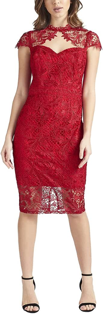 lipsy red wrap dress