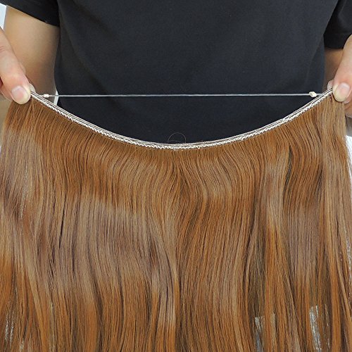 image for Secret Halo Hair Extensions Flip in Curly Wavy Hair Extension Syntheti