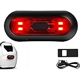 JIAN BOLAND Bike Helmet Light, Motorcycle Helmet Brake Light/Bike Bicycle LED Safety Warning helmet Lights for Night Riding, 
