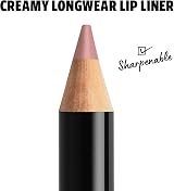 NYX Professional Makeup Slim Lip Pencil 854 Pale Pink Creamy Long-Wearing Liner view 4