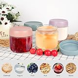 Aolso 4-Pack Glass Food Storage Containers 300ML Airtight Lids Reusable view 5