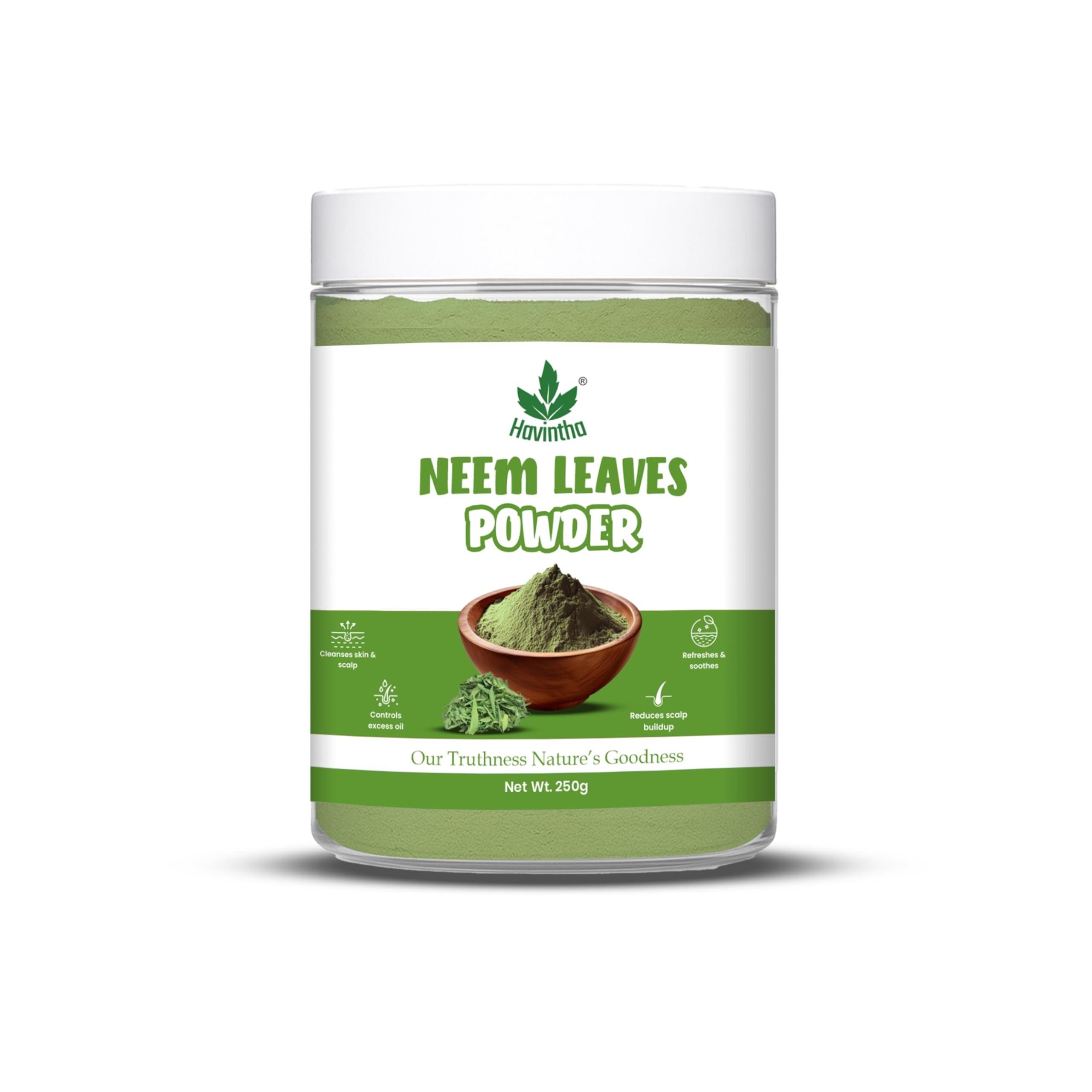 Havintha Natural Neem Powder Azadirachta Indica, 250G