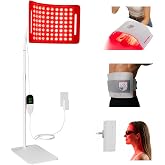 Red Light Therapy for Face and Body, 3-in-1 Silicone Panel Stand &amp; Belt | 660nm 850nm Dual‑Chip, Infrared Light Therapy Bendable Lamp with Stand, Detachable Design for Home and Travel Use, 80 LEDs