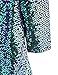 ROMWE Women's Long Sleeve V Neck Sequin Bodycon Party Romper Dress