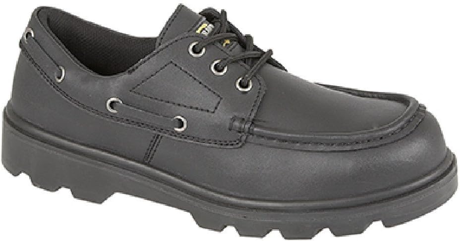Grafters Mens Water Repellent Treated Upper Safety Boat Shoes
