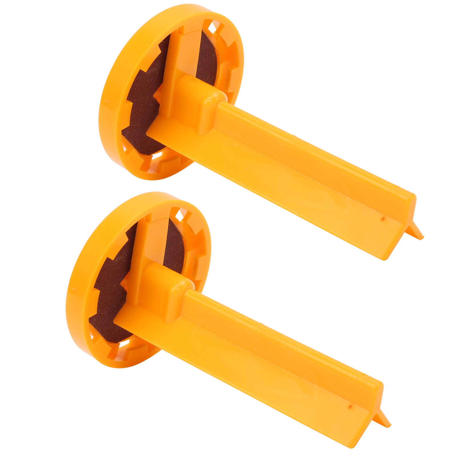 Kuuleyn Pool Cue Tip Repair Kit, Pool Cue Stick, Pool Cue Tips, Pool Cue Tips Replacement Kit, 2 Sets Billiard Cue Tip Repair Tool Durable LShaped Changing Pool Stick Head Clamp