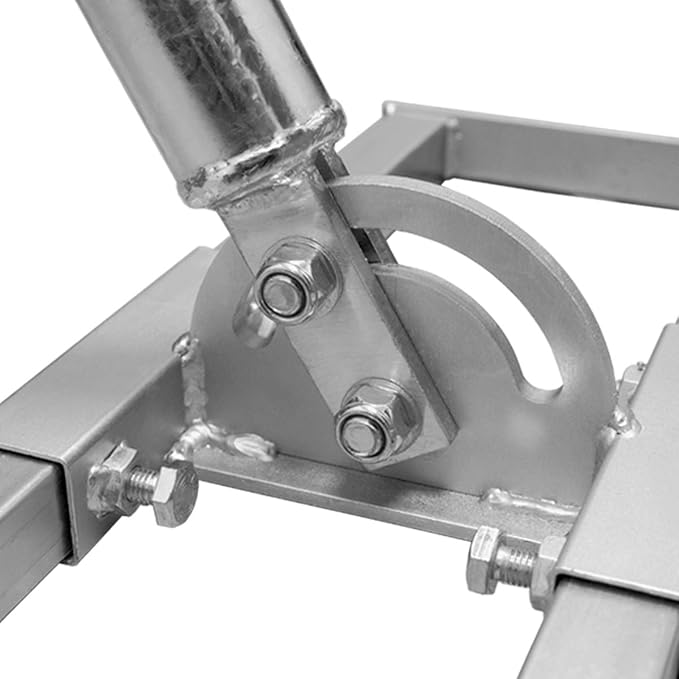 PremiumX Profi X100-48 SAT Dachsparrenhalter 100 cm Mast 48 mm Stahl feuerverzinkt Sparren-Halterung für Satelliten-Antenne S