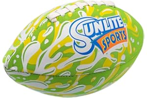 Sunlite Sports Waterproof Football, Outdoor Play, for Pool Beach Lake Park Water Toy, for Kids Children Teens Adults, Family Fun