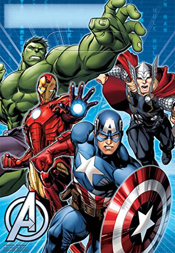 Marvel Avengers Treat Bags (8-Pack), Party Supplies
