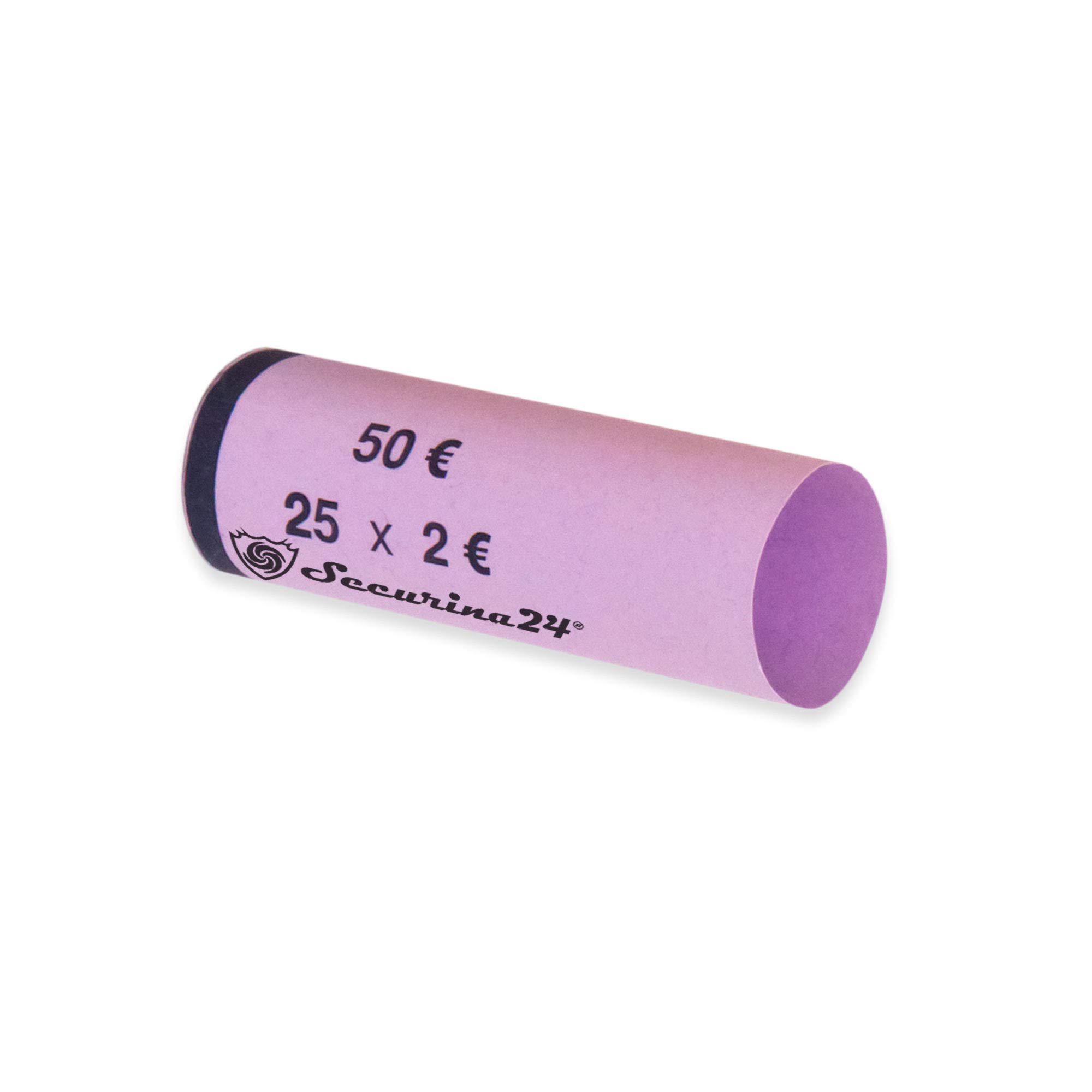 Securina24® Mixed Coin Tubes 1 cent to 2 Euro or 119 Pieces