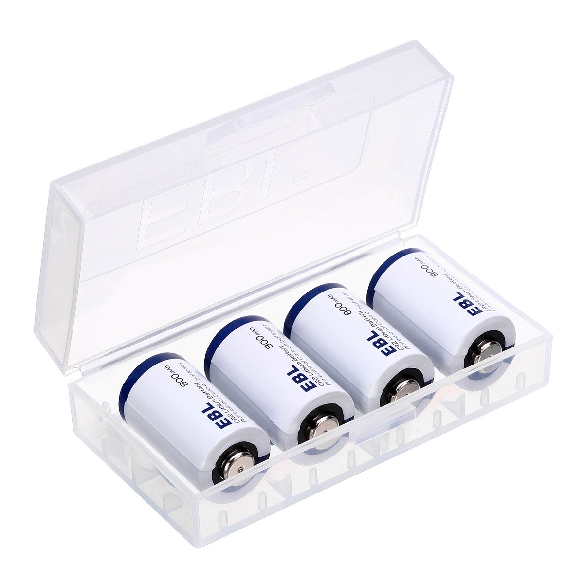 EBL 4 Piezas 3V CR2 800mAh Baterías de Litio