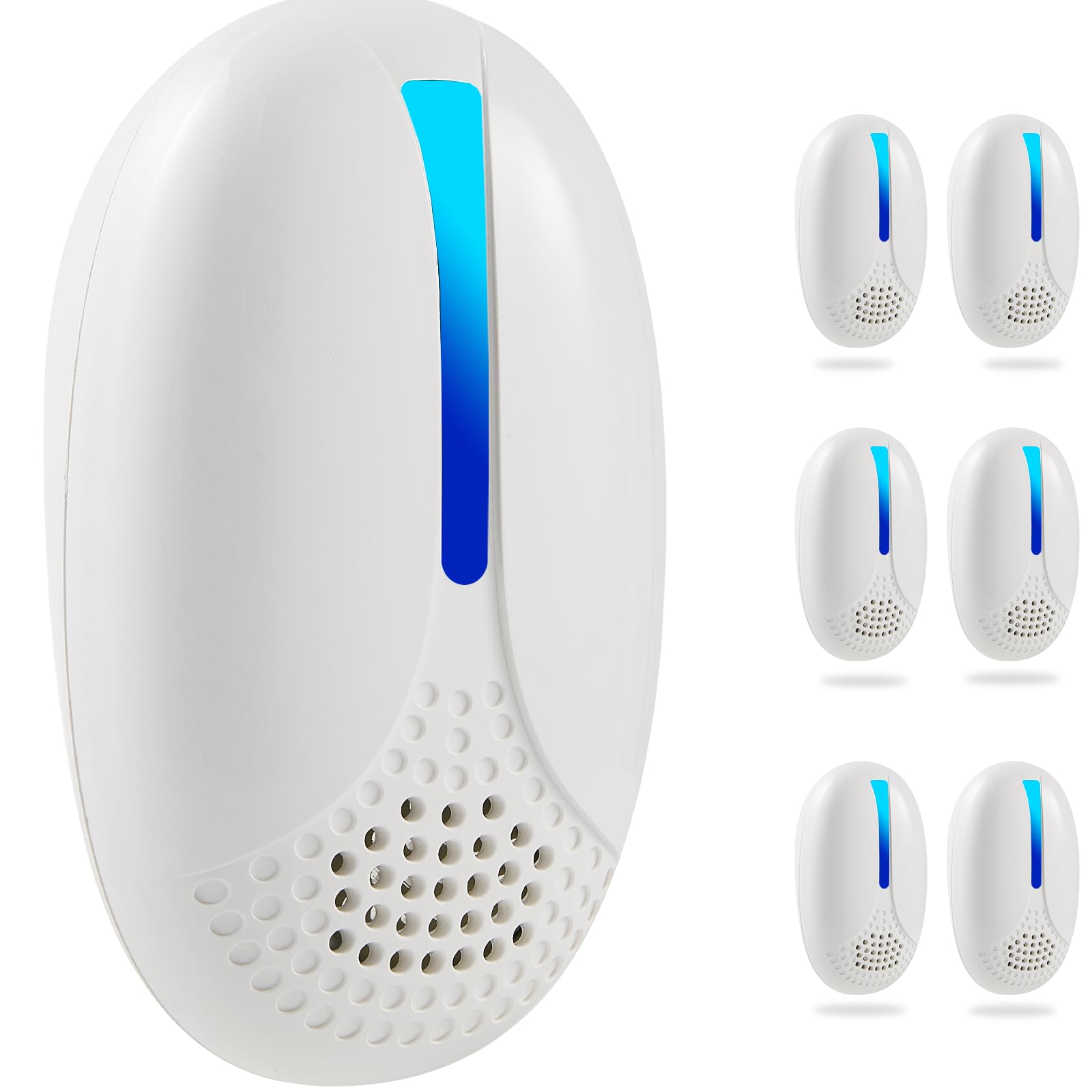 Photo 1 of 2025 Upgraded Ultrasonic Repellent Indoor, Mouse Traps Insert Plug in, Pest Control Repellent Ant,Roach,Rodent, Mouse, Bugs, Mosquito, Spider, for Home, Office, Warehouse 6 Packs