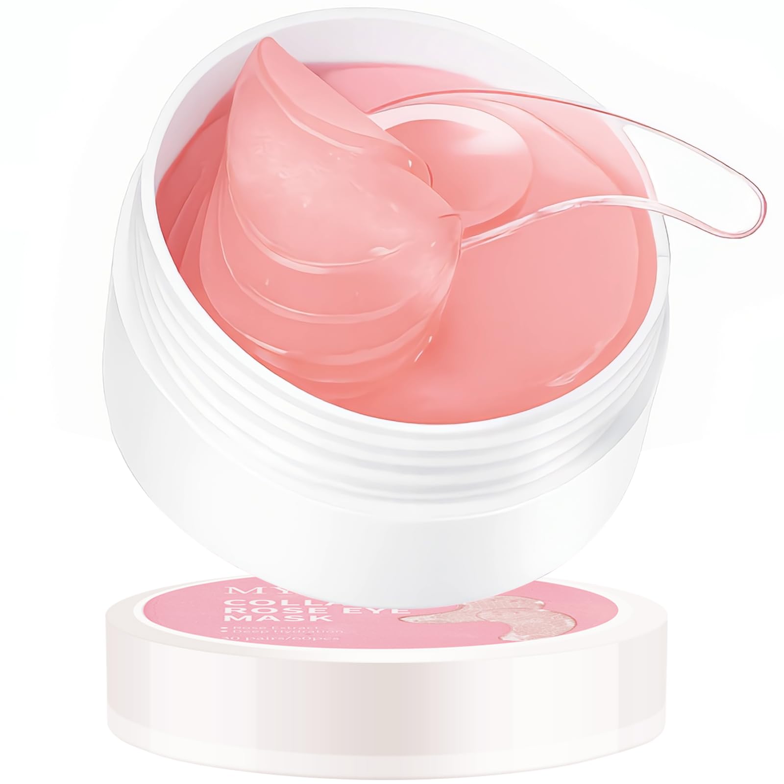 Rose Under Eye Mask, Collagen Under Eye Patches For Puffy Eyes & Bags, Dark Circles and Wrinkles, Look Younger and Less Tired, Revitalize and Moisturize Your Skin, 30 Pairs