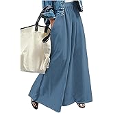 RoseSeek Women's Wide Leg Sweatpants High Elastic Waist Flowy Palazzo Pants Loose Baggy Pants Bottoms