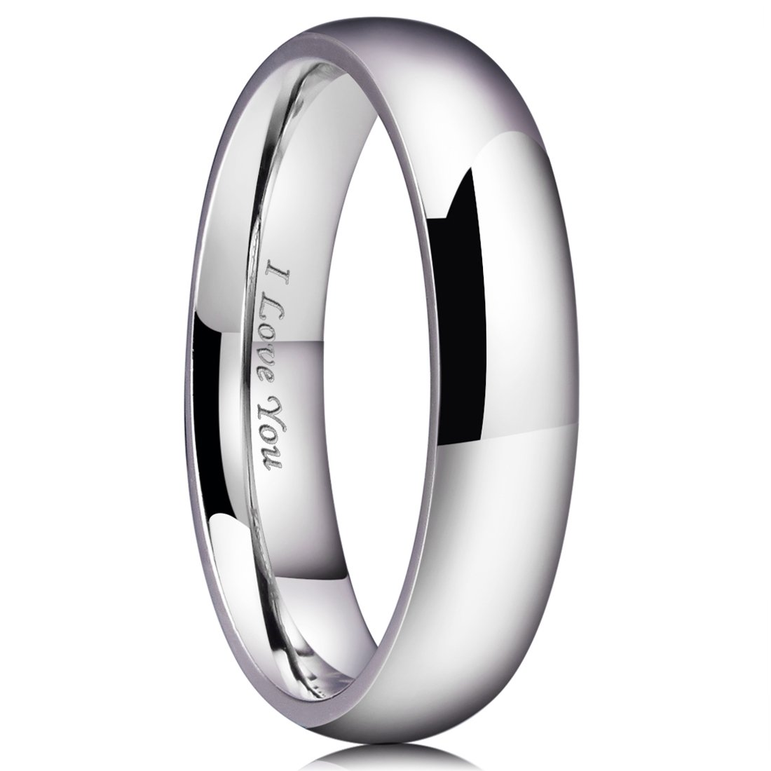 King Will316l Stainless Steel Wedding Band For Men Women